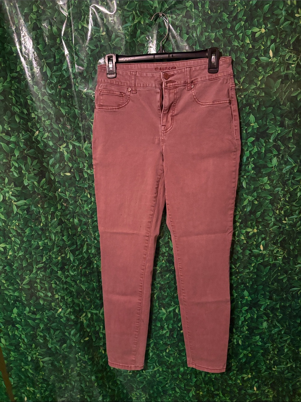 Maurices Dusty Mauve Skinny Jeans for Women